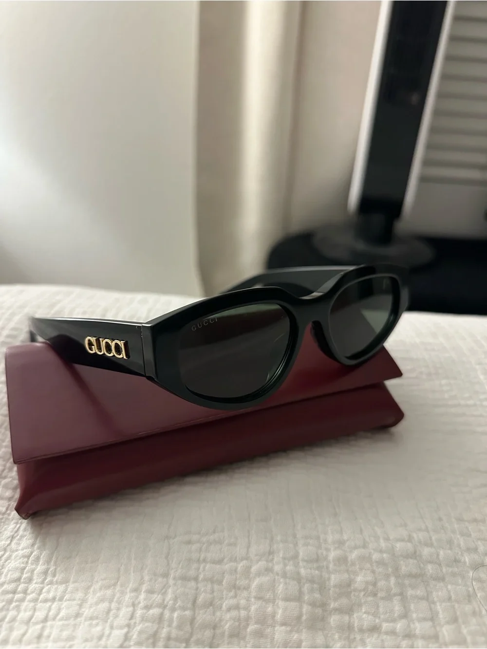 Gucci Black Cat-Eye Sunglasses - Women's Luxury Eyewear